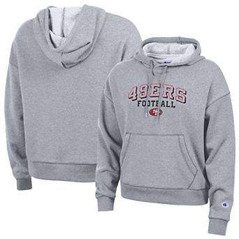 Women's Champion Gray San Francisco 49ers Triumph Tri-Blend Hoodie
