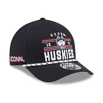 Men's New Era Black UConn Huskies Historic March Madness 9FORTY M-Crown Adjustable Hat