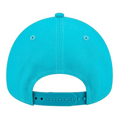Youth New Era Teal Charlotte Hornets 9FORTY A-Frame Adjustable Hat