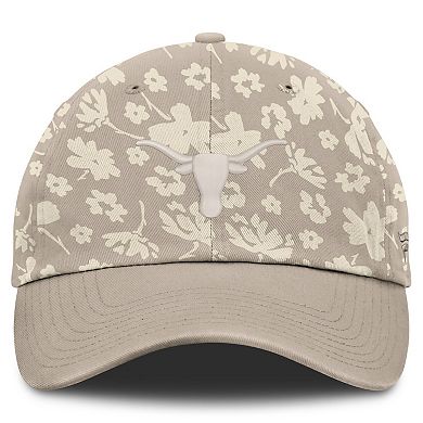 Women's Fanatics Stone Texas Longhorns Blossom Adjustable Hat