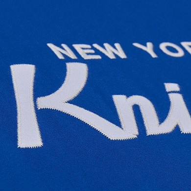 Men's Mitchell & Ness Blue New York Knicks Head Coach T-Shirt