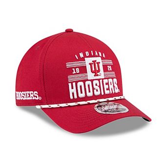 Men's New Era Crimson Indiana Hoosiers Historic March Madness 9FORTY M-Crown Adjustable Hat
