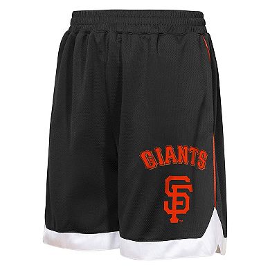 Youth Outerstuff Black San Francisco Giants Big League All Star Fashion Shorts