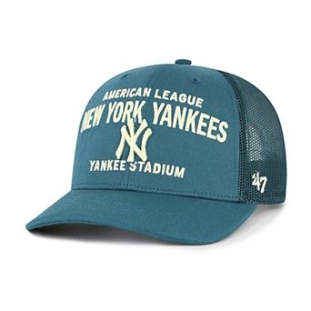 Men's '47 Teal New York Yankees Contemporary Hitch Adjustable Trucker Hat