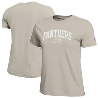 Women's Champion Light Brown Carolina Panthers Cocoa Butter T-Shirt
