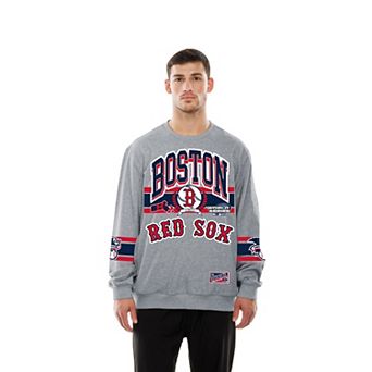 Men's New Era Gray Boston Red Sox Sport Classics Sweatshirt