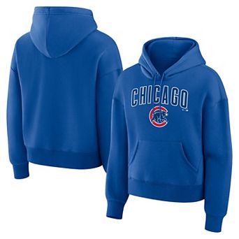 Women's Fanatics Royal Chicago Cubs Lockup Legacy Fleece Hoodie