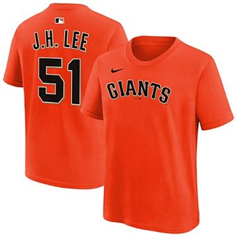Youth Nike Jung Hoo Lee Orange San Francisco Giants Name & Number T-Shirt