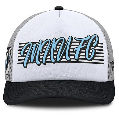 Men's Fanatics White Minnesota United FC On Deck A-Frame Trucker Adjustable Hat