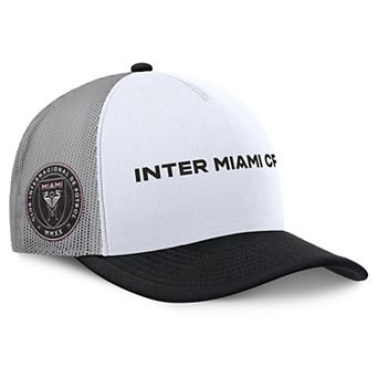 Men's Fanatics White Inter Miami CF On Deck A-Frame Trucker Adjustable Hat