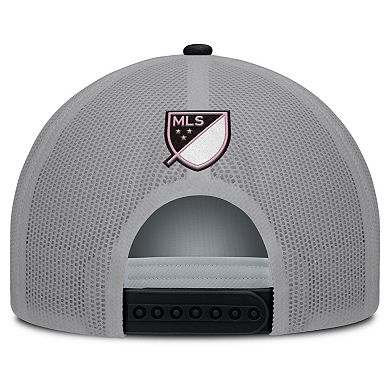 Men's Fanatics White Inter Miami CF On Deck A-Frame Trucker Adjustable Hat