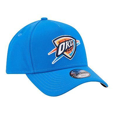 Youth New Era Blue Oklahoma City Thunder 9FORTY A-Frame Adjustable Hat