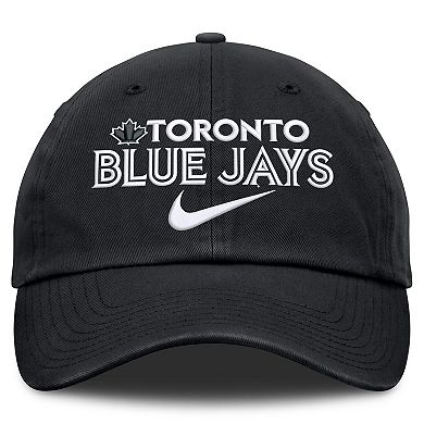 Men's Nike Black Toronto Blue Jays Primetime Club Adjustable Hat