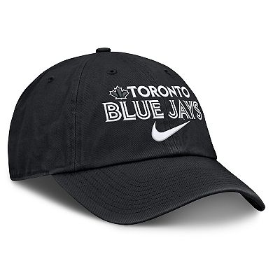 Men's Nike Black Toronto Blue Jays Primetime Club Adjustable Hat