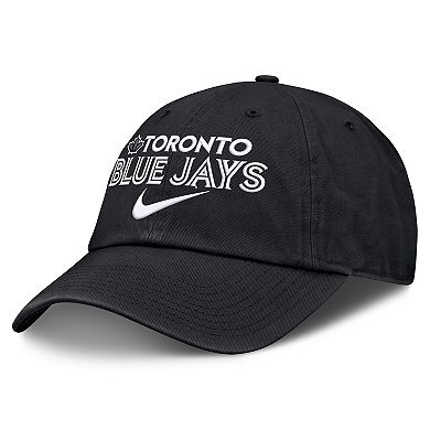 Men's Nike Black Toronto Blue Jays Primetime Club Adjustable Hat