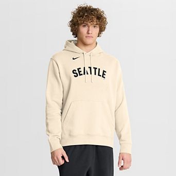 Men's Nike Cream Seattle Mariners Alternate Club Fleece Hoodie