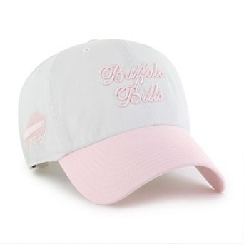 Women's '47 White Buffalo Bills Gelato Two-Tone Clean Up Adjustable Hat