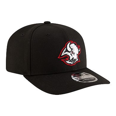 Men's New Era Black Buffalo Sabres 9SEVENTY Stretch-Snap Adjustable Hat
