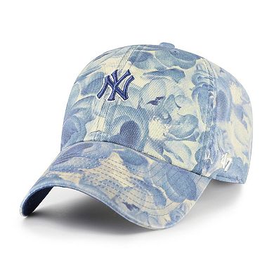 Women's '47 Blue New York Yankees Gardenia Clean Up Adjustable Hat