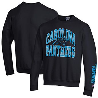 Men's Champion Black Carolina Panthers Powerblend Fleece Sweatshirt