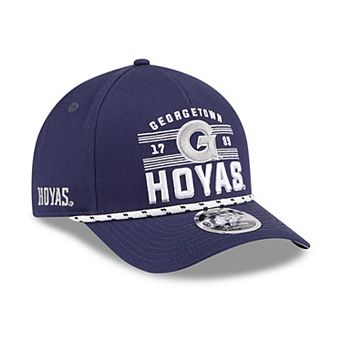 Men's New Era Navy Georgetown Hoyas Historic March Madness 9FORTY M-Crown Adjustable Hat