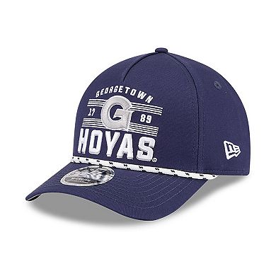 Men's New Era Navy Georgetown Hoyas Historic March Madness 9FORTY M-Crown Adjustable Hat
