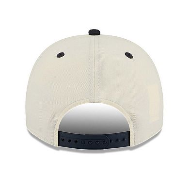 Men's New Era Cream/Navy UConn Huskies March Madness Historic Collection 9FIFTY A-Frame Snapback Hat