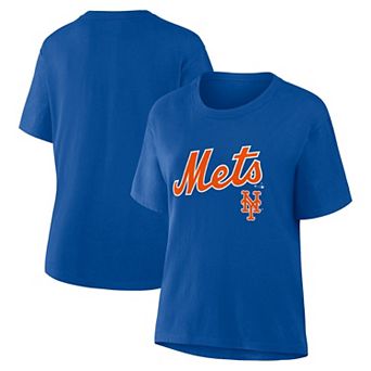 Women's Fanatics Royal New York Mets Lockup Legacy T-Shirt