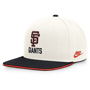 Men's Nike Cream/Black San Francisco Giants Cooperstown Pro Dri-FIT Snapback Hat