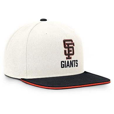 Men's Nike Cream/Black San Francisco Giants Cooperstown Pro Dri-FIT Snapback Hat