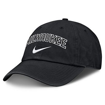 Men's Nike Black Milwaukee Brewers Primetime Club Adjustable Hat