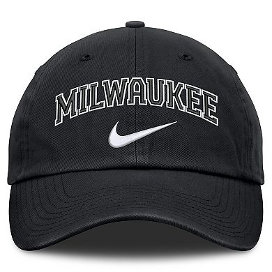 Men's Nike Black Milwaukee Brewers Primetime Club Adjustable Hat