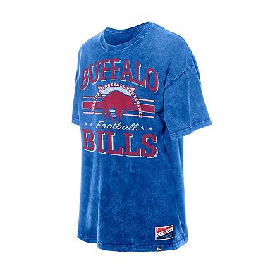 Women's New Era Royal Buffalo Bills Throwback Oversized T-Shirt