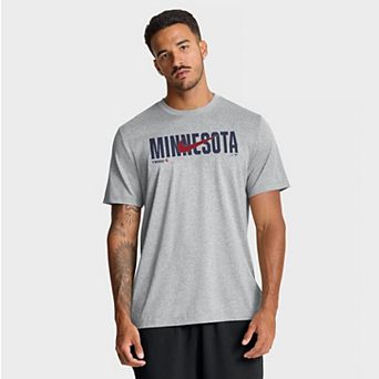 Men's Nike Heather Gray Minnesota Twins Swoosh Legend Dri-FIT T-Shirt