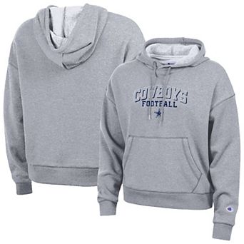 Women's Champion Heather Gray Dallas Cowboys Triumph Tri-Blend Hoodie