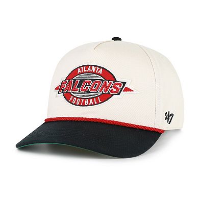 Men's '47 Natural Atlanta Falcons Frame Out Two Tone Hitch Adjustable Hat