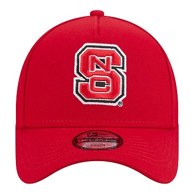 Youth New Era Red NC State Wolfpack 9FORTY A-Frame Adjustable Hat