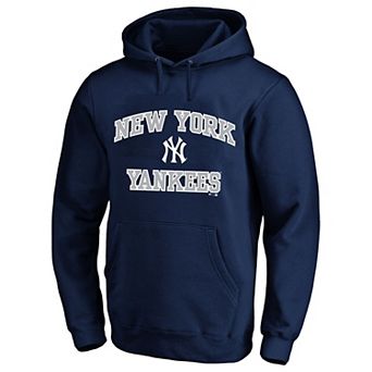 Men's Fanatics Navy New York Yankees Big & Tall Heart & Soul Hoodie