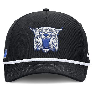 Unisex Nike Black Kentucky Wildcats 2026 Basketball Refresh 5-Panel Rope Rise Hat