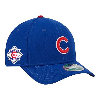 Men's New Era Royal Chicago Cubs 150th Anniversary 9FORTY M-Crown Adjustable Hat