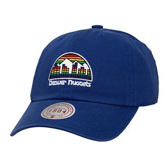 Men's Mitchell & Ness Navy Denver Nuggets Hardwood Classics 1904 Adjustable Hat