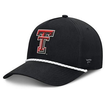 Men's Fanatics Black Texas Tech Red Raiders Undertone Rope Adjustable Hat