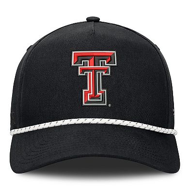 Men's Fanatics Black Texas Tech Red Raiders Undertone Rope Adjustable Hat