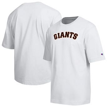 Men's Champion White San Francisco Giants All Star Arched Chenille Wordmark T-Shirt