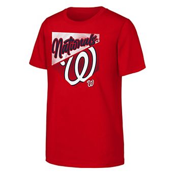Youth Outerstuff Red Washington Nationals Prime Plate T-Shirt