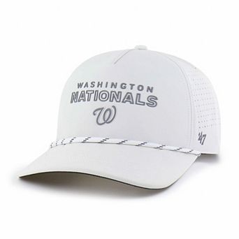 Men's '47 White Washington Nationals Forward Vault Hitch Adjustable Hat