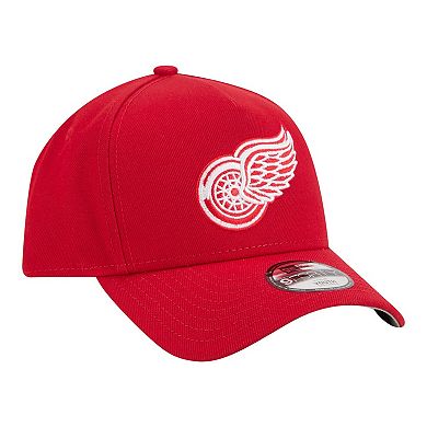 Youth New Era Red Detroit Red Wings 9FORTY A-Frame Adjustable Hat