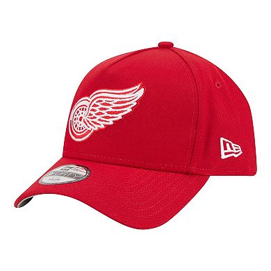 Youth New Era Red Detroit Red Wings 9FORTY A-Frame Adjustable Hat
