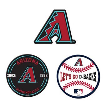 WinCraft Arizona Diamondbacks 3-Pack Premium Fridge Magnet Set