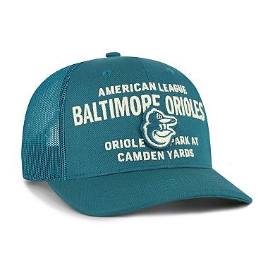 Men's '47 Teal Baltimore Orioles Contemporary Hitch Adjustable Trucker Hat